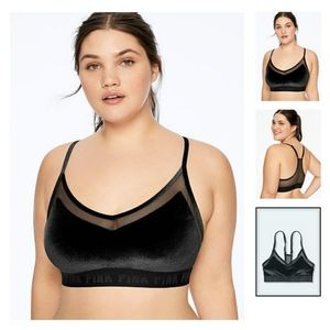 PINK Velvet Leggings and Sport Bra Set